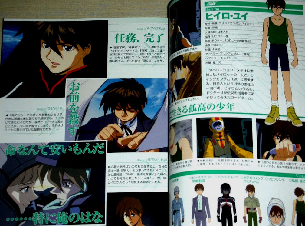 Gundam Wing Art Book Perfect Archive Series Anime W Ebay