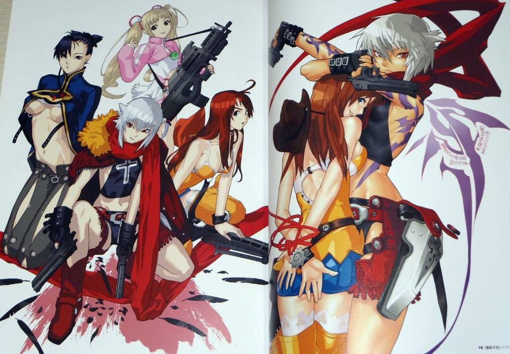 Collectibles Bakuretsu Tenshi Burst Angel Art Book Japan Ugetsu Hakua Works Flam Boyant Other Anime Collectibles