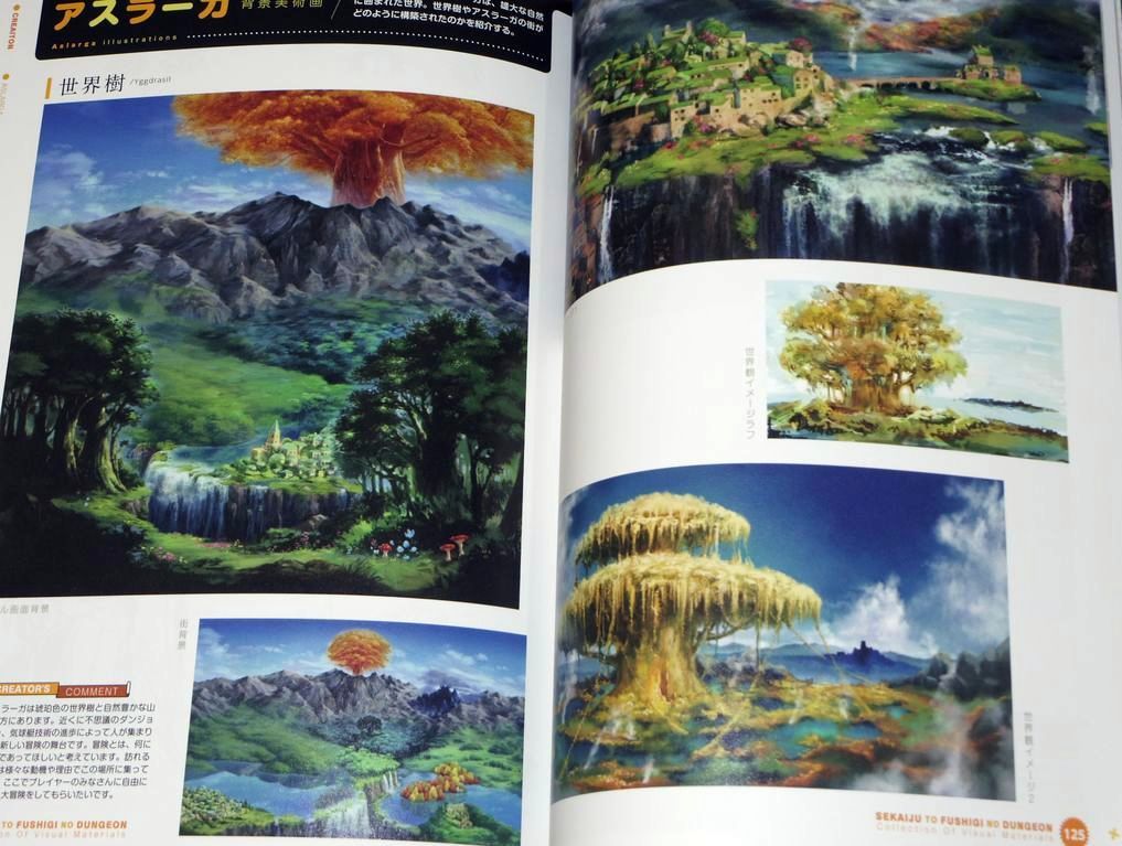 JAPAN Etrian Mystery Dungeon Collection Of Visual Material