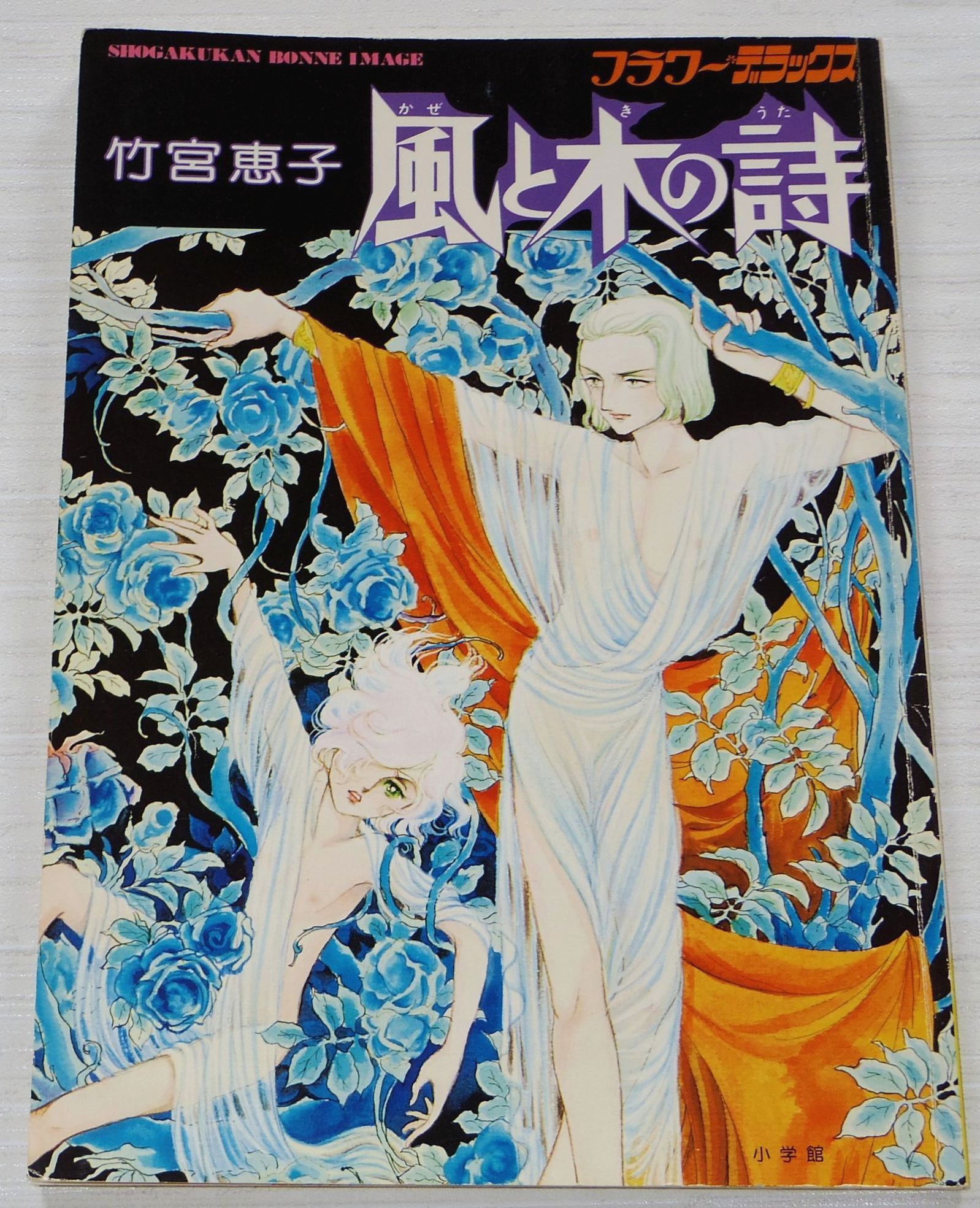 Keiko Takemiya Kaze to Ki no Uta Illustrations Art Book OOP RARE